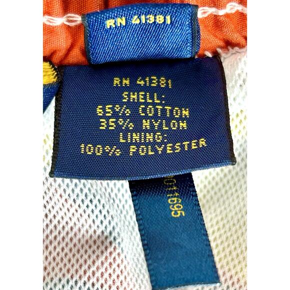 Polo Ralph Lauren Men's Swim Trunks L Red AOP Floral Tropical Drawstring Shorts - Picture 7 of 12